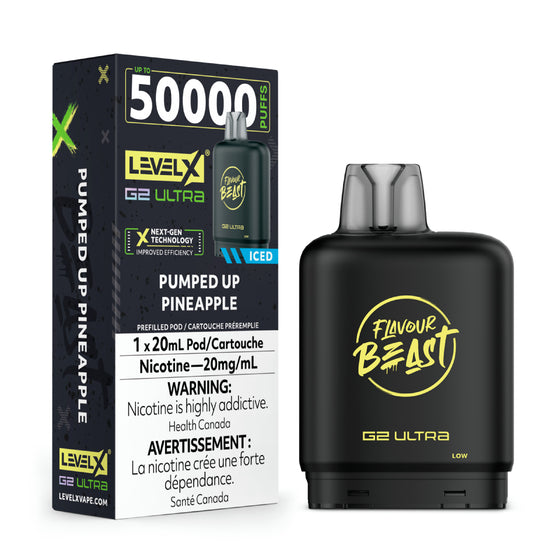 Level X Flavour Beast G2 Ultra - Pumped Up Pineapple - 20mg