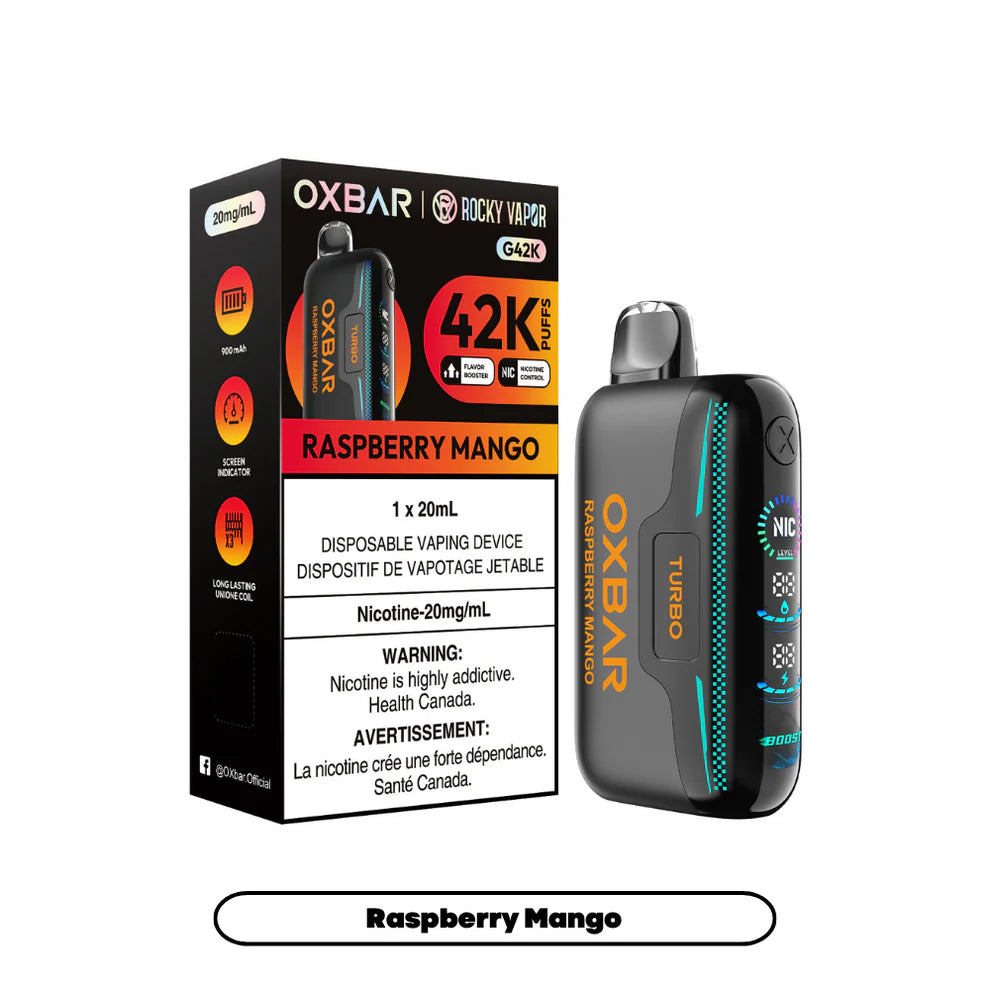 Rocky Vapor Oxbar G42K - Raspberry Mango - 20mg