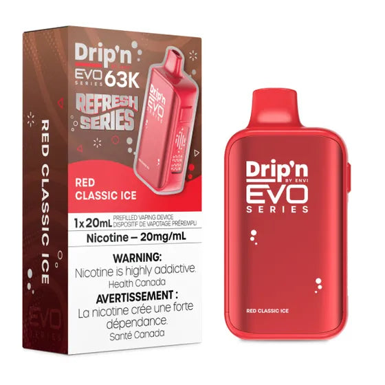 Drip'n by Envi EVO 63K Disposable - Red Classic Ice - 20mg