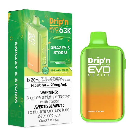 Drip'n by Envi EVO 63K Disposable - Snazzy S Storm - 20mg