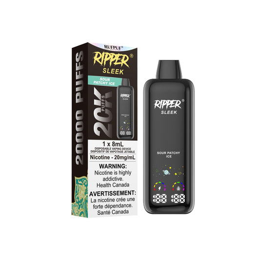 Sour Catchy Ice Ripper SLEEK - 20mg