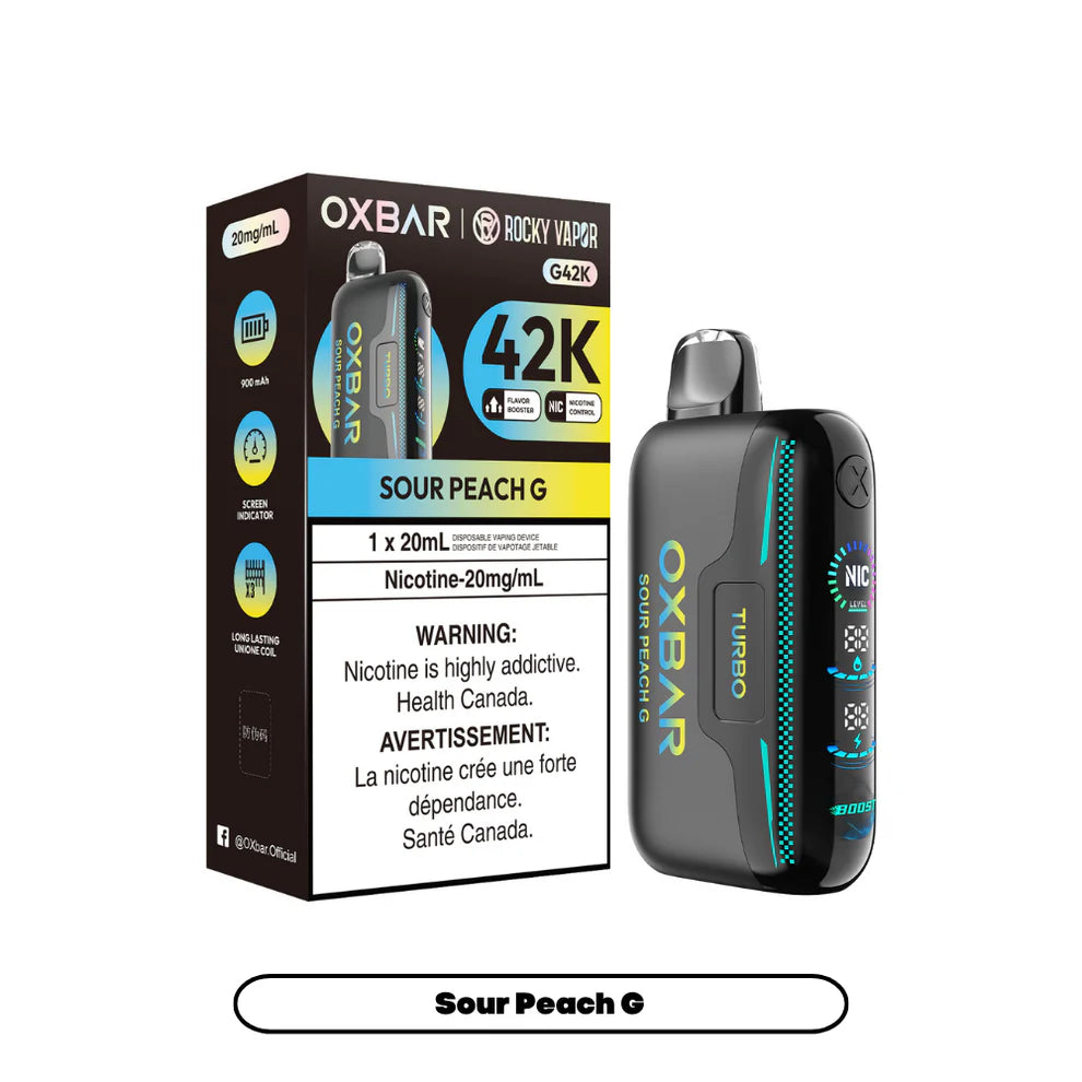 Rocky Vapor Oxbar G42K - Sour Peach G - 20mg