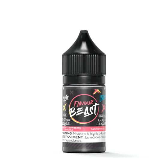 Flavour Beast E-Liquid 30ml - STR8 UP Strawberry Banana Iced - 20mg
