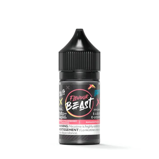 Flavour Beast E-Liquid 30ml - STR8 UP Strawberry Banana Iced - 20mg