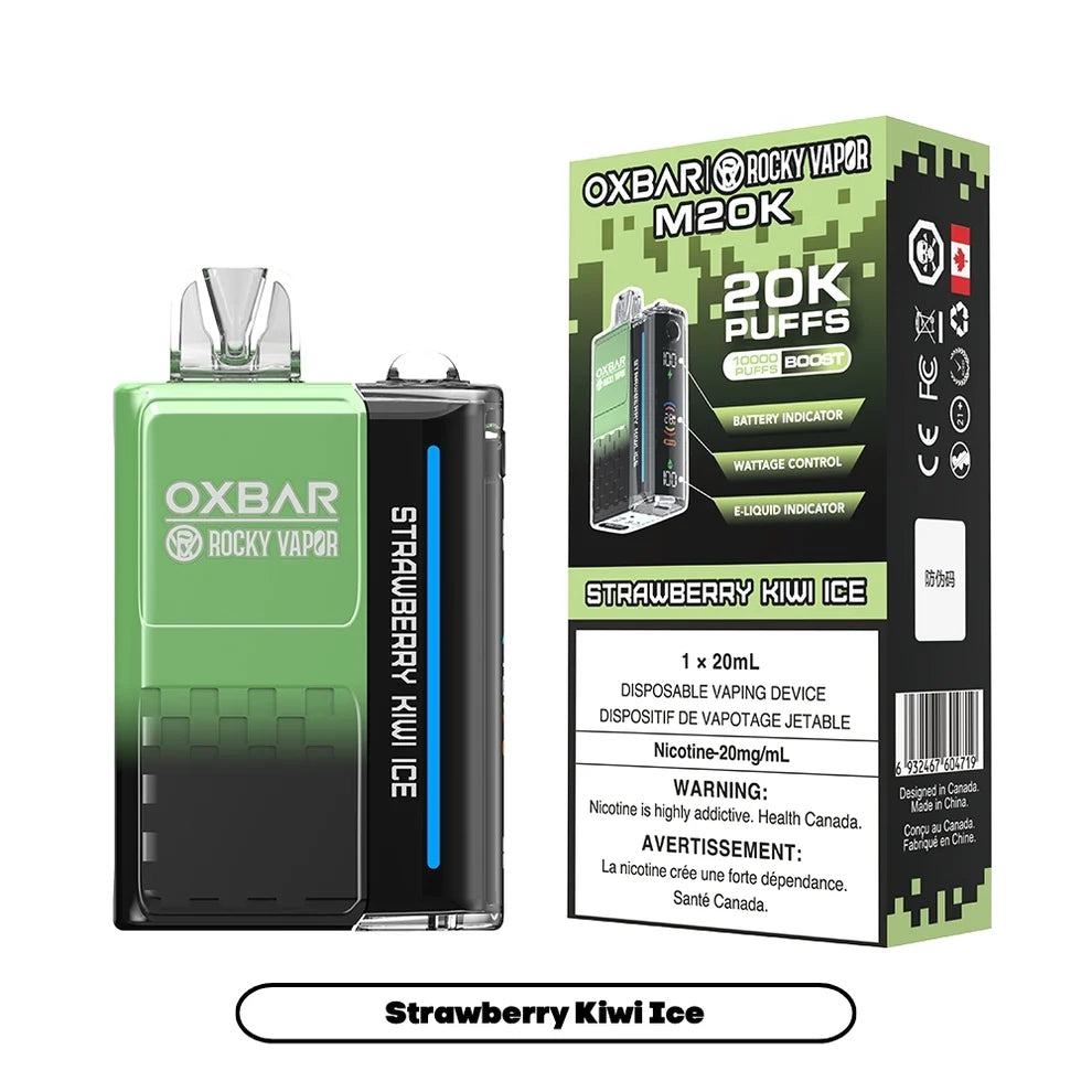 Rocky Vapor Oxbar M20K - Strawberry Kiwi Ice - 20mg