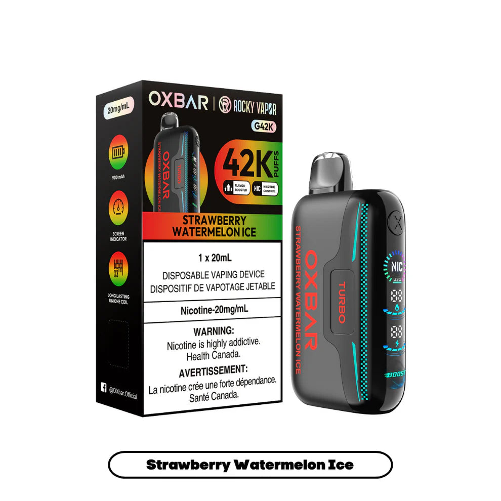 Rocky Vapor Oxbar G42K - Strawberry Watermelon Ice - 20mg