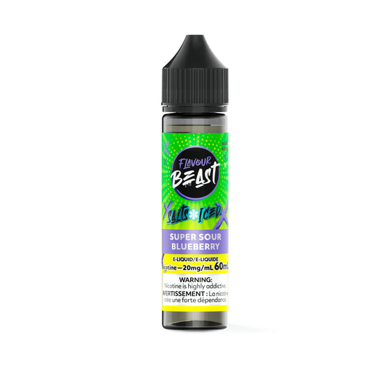 Flavour Beast E-Liquid 60ml - Super Sour Blueberry - 20mg