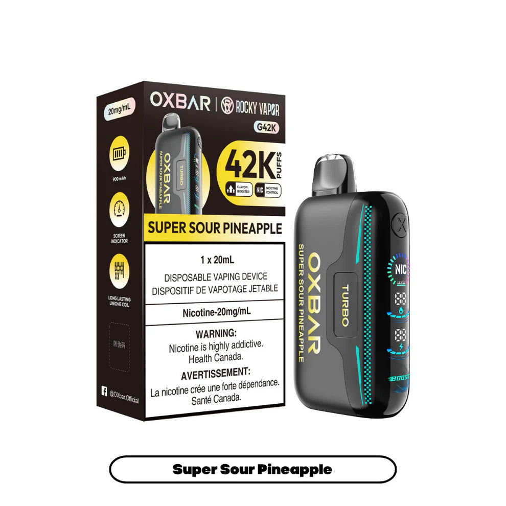 Rocky Vapor Oxbar G42K - Super Sour Pineapple - 20mg
