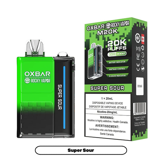 Rocky Vapor Oxbar M20K - Super Sour - 20mg