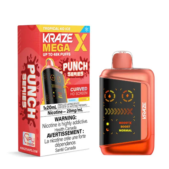 Kraze Mega X - Tropical KO Ice - 20mg