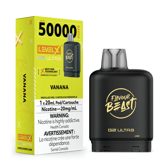 Level X Flavour Beast G2 Ultra - Vanana - 20mg