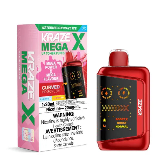 Kraze Mega X - Watermelon Wave Ice - 20mg