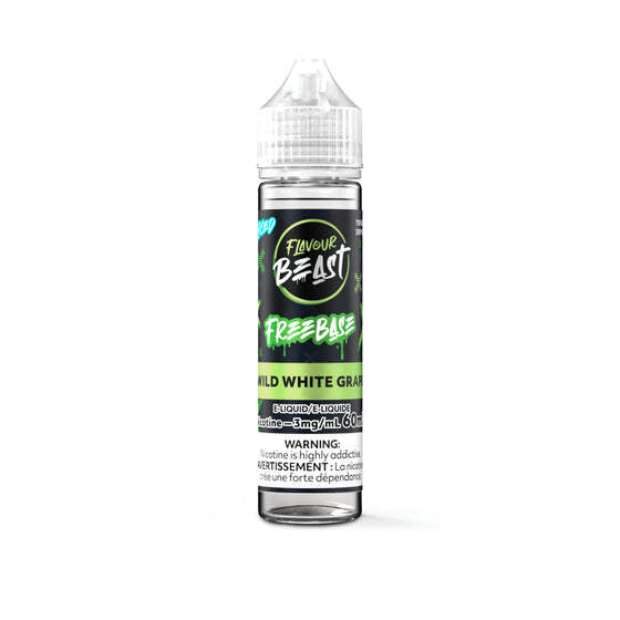 Flavour Beast E-Liquid Freebase 60ml - Wild White Grape Iced - 3mg