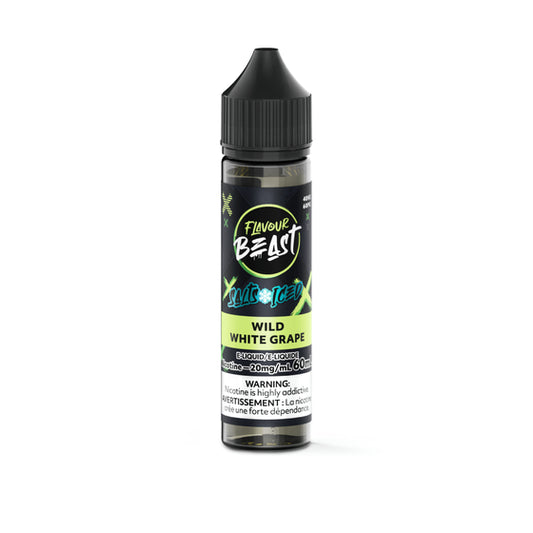 Flavour Beast E-Liquid 60ml - Wild White Grape (ICED) - 20mg