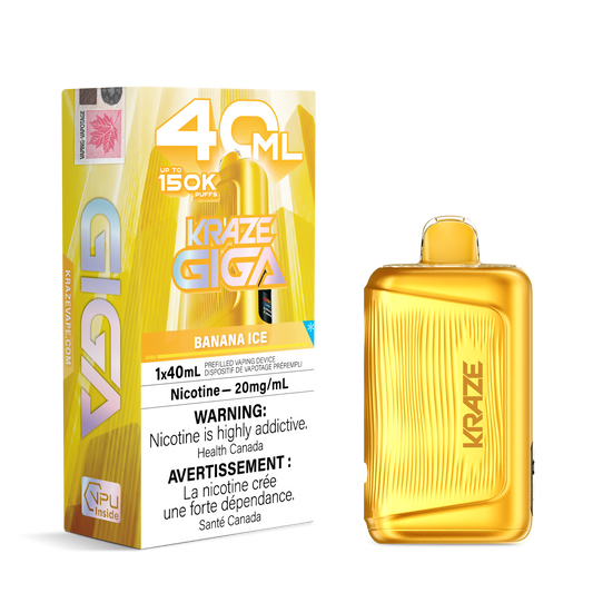Kraze Giga - Banana Ice - 20mg
