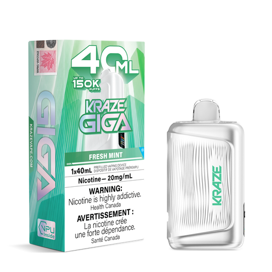 Kraze Giga - Fresh Mint - 20mg