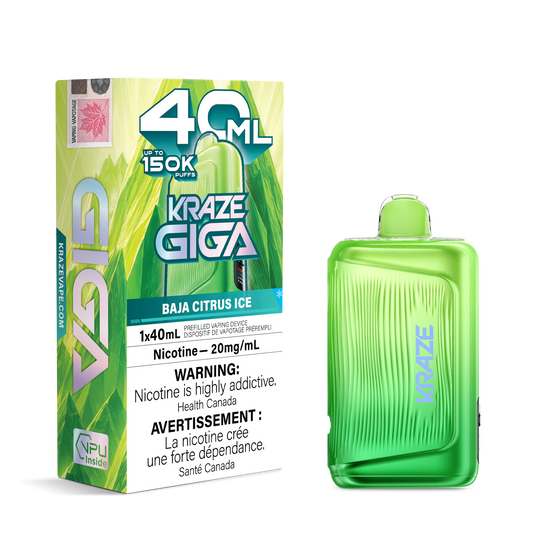 Kraze Giga - Grape Citrus Ice - 20mg