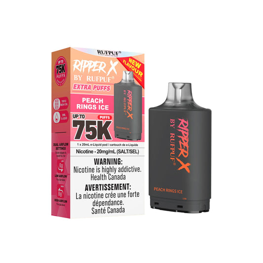 Ripper X 75K - Peach Rings Ice - 20mg