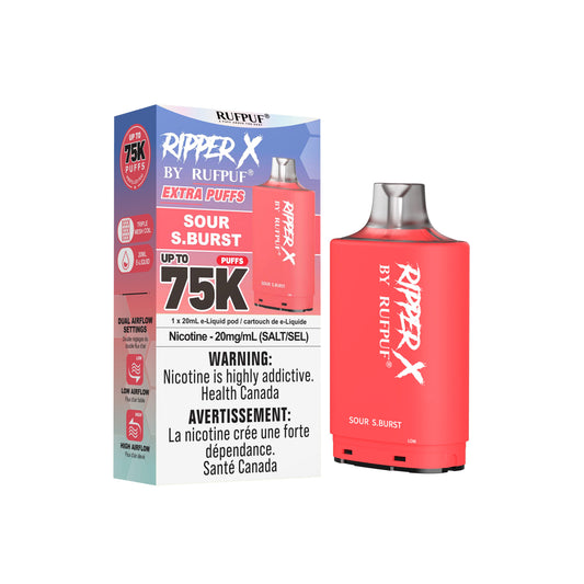 Ripper X 75K - SOUR S.BURST - 20mg