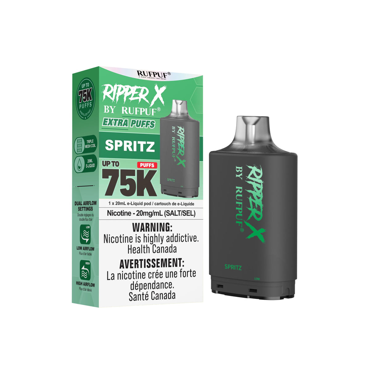 Ripper X 75K - Spritz - 20mg