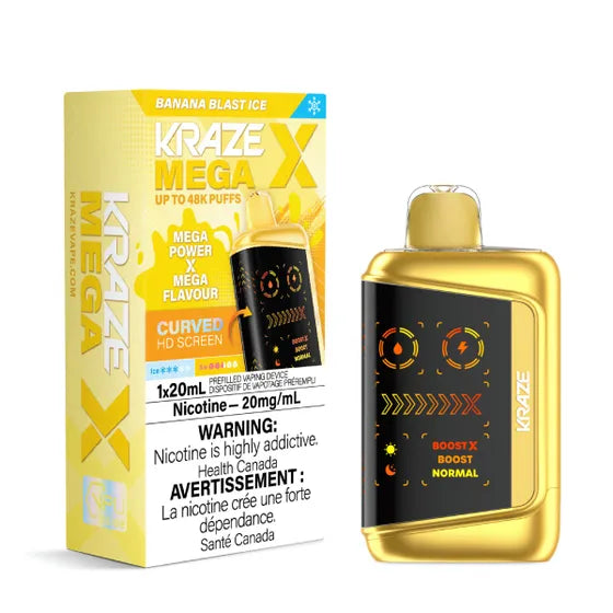 Kraze Mega X - Banana Blast Ice - 20mg