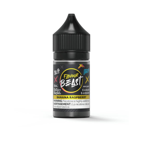 Flavour Beast E-Liquid 30ml - Banana Raspberry Iced - 20mg