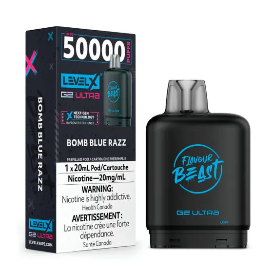 Level X Flavour Beast G2 Ultra - Bomb Blue Razz - 20mg