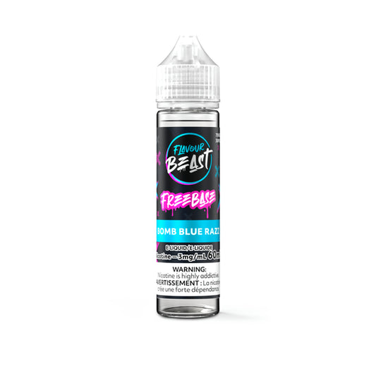 Flavour Beast E-Liquid Freebase 60ml - Bomb Blue Razz - 3mg