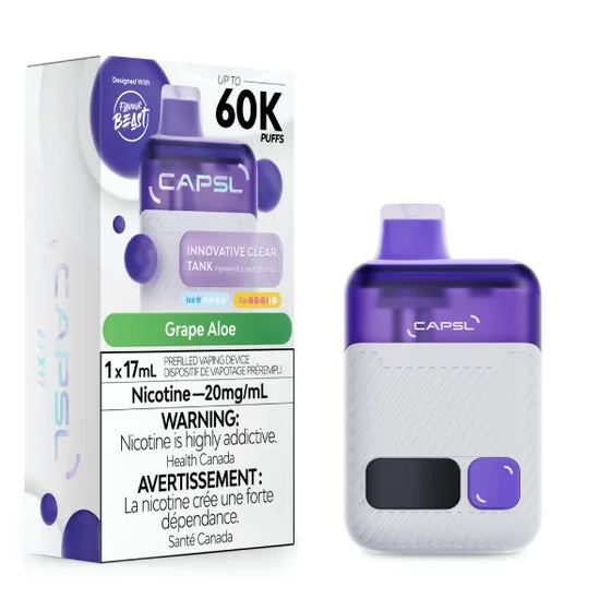Flavour Beast - CAPSL AFX17 Disposable - Grape Aloe - 20mg