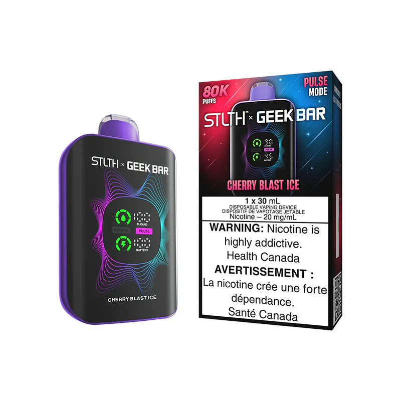 STLTH X Geek Bar Disposable - Cherry Blast Ice - 20mg