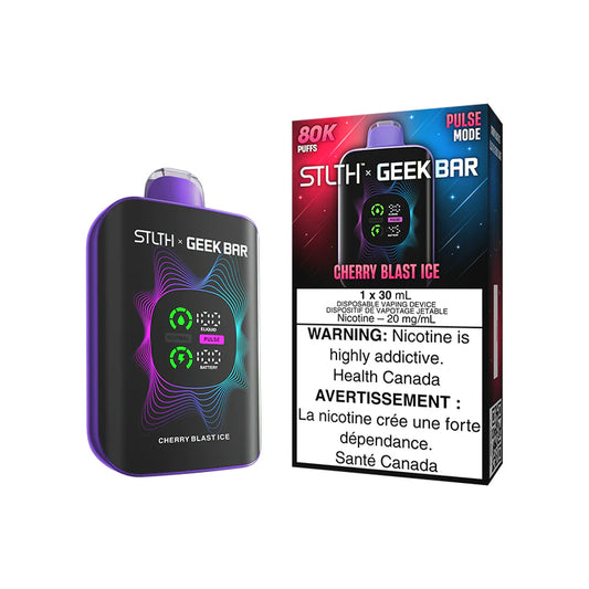 STLTH X Geek Bar Disposable - Cherry Blast Ice - 20mg