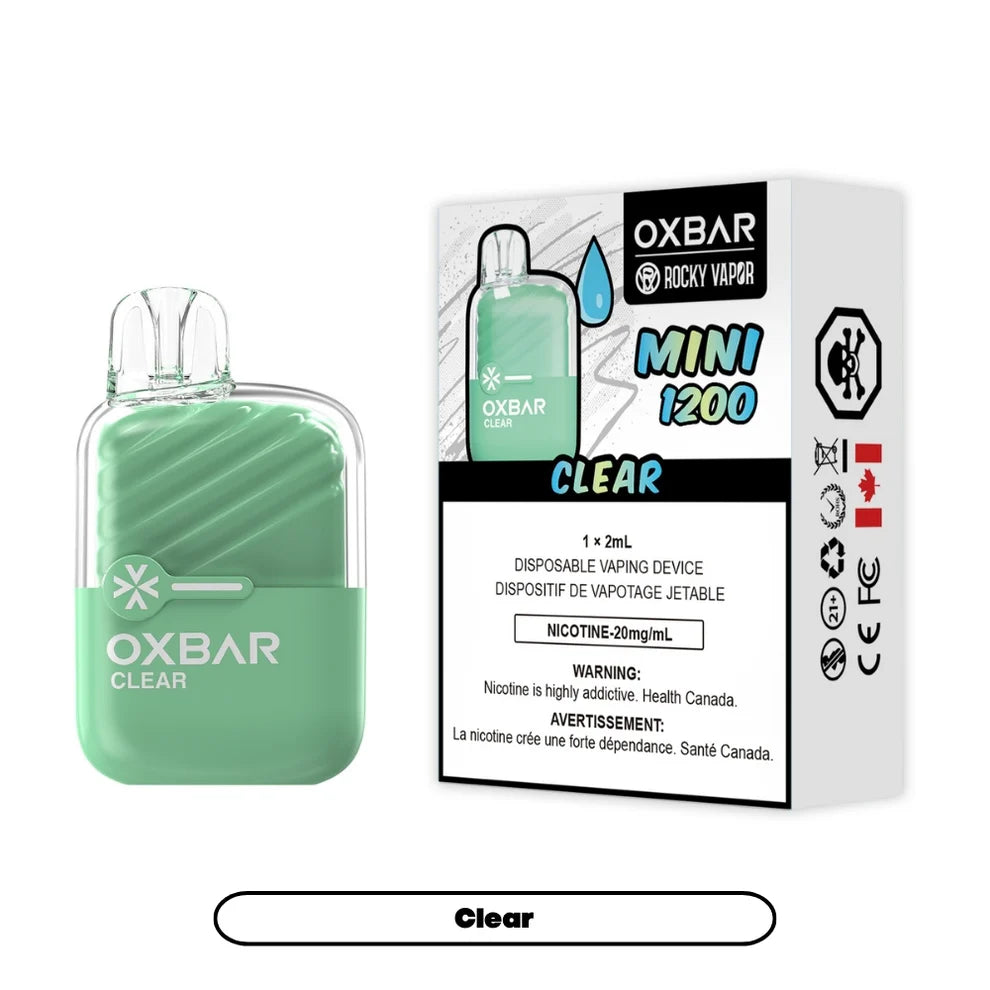 Rocky Vapor Oxbar Mini 1200 - Clear - 20mg