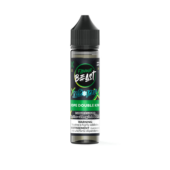 Flavour Beast E-Liquid 60ml - Dope Double Kiwi - 20mg
