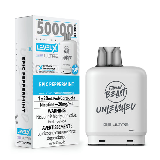 Level X Unleashed G2 Ultra - Epic Peppermint - 20mg