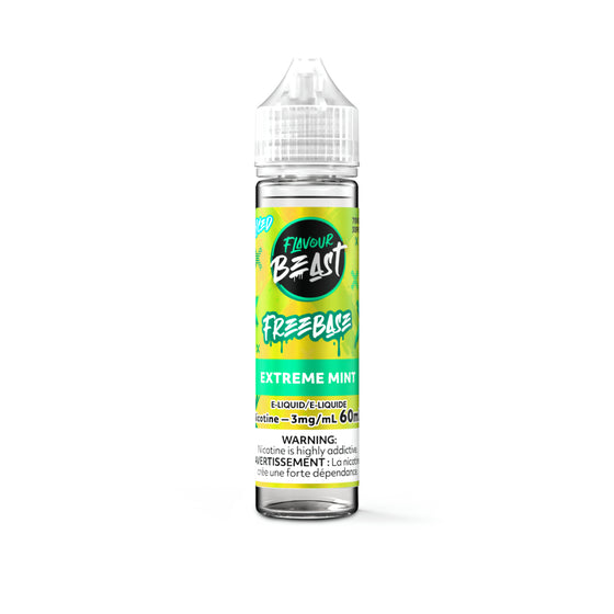 Flavour Beast E-Liquid Freebase 60ml - Extreme Mint Iced - 3mg