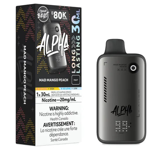 Flavour Beast Alpha Disposable - Mad Mango Peach - 20mg