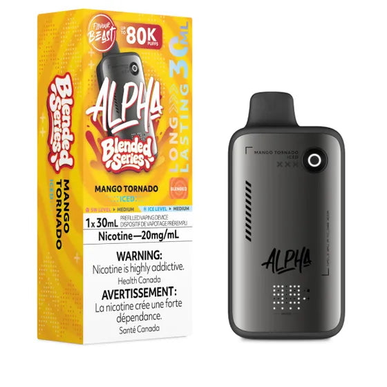 Flavour Beast Alpha Disposable - Mango Tornado Iced - 20mg