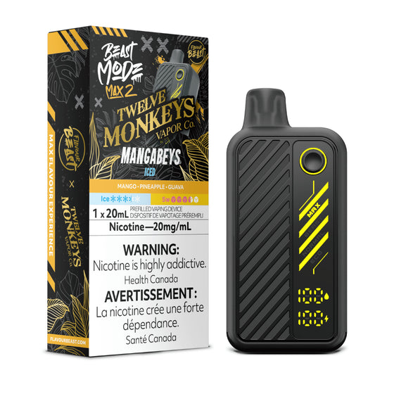 Flavour Beast Beast Mode Max 2 Disposable - Mangabeys Iced - 20mg