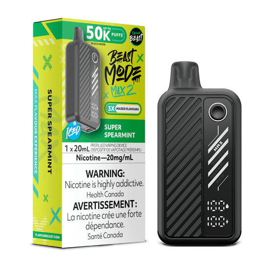 Flavour Beast Beast Mode Max 2 Disposable - Super Spearmint - 20mg
