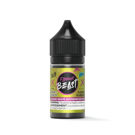 Flavour Beast E-liquid 30ml - Gleamin' Grape Watermelon Mint Iced - 20mg