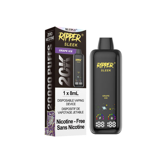Grape Ice Ripper SLEEK 8ml - Zero Nicotine