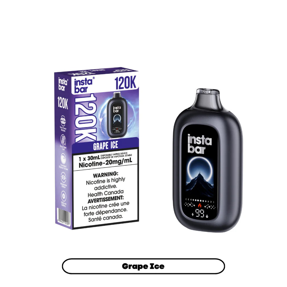 Insta Bar 120K - Grape Ice