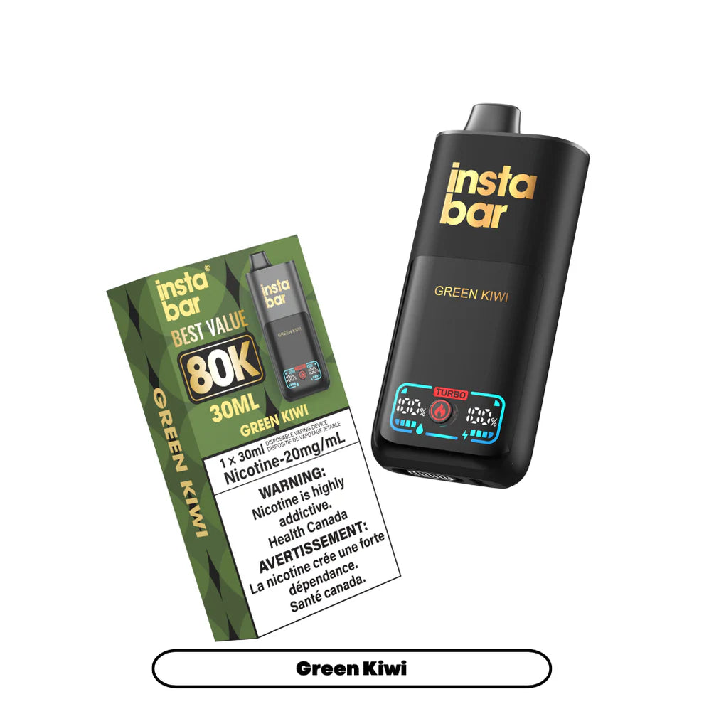 Insta Bar 80K - Green Kiwi - 20mg