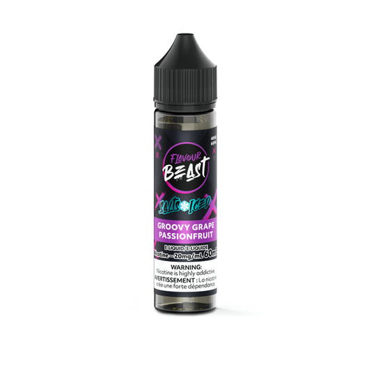 Flavour Beast E-Liquid 60ml - Groovy Grape Passionfruit (ICED) - 20mg