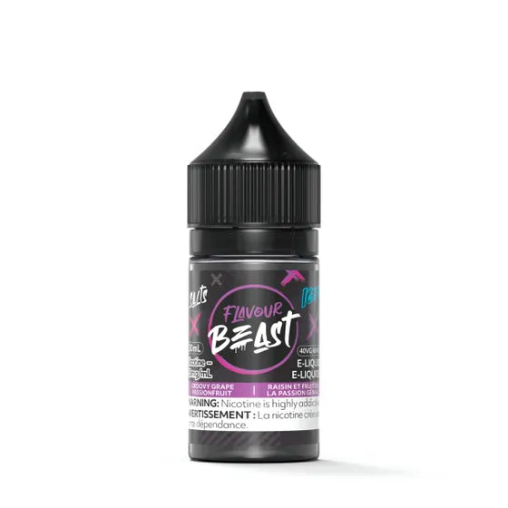 Flavour Beast E-Liquid 30ml - Groovy Grape Passionfruit Iced - 20mg