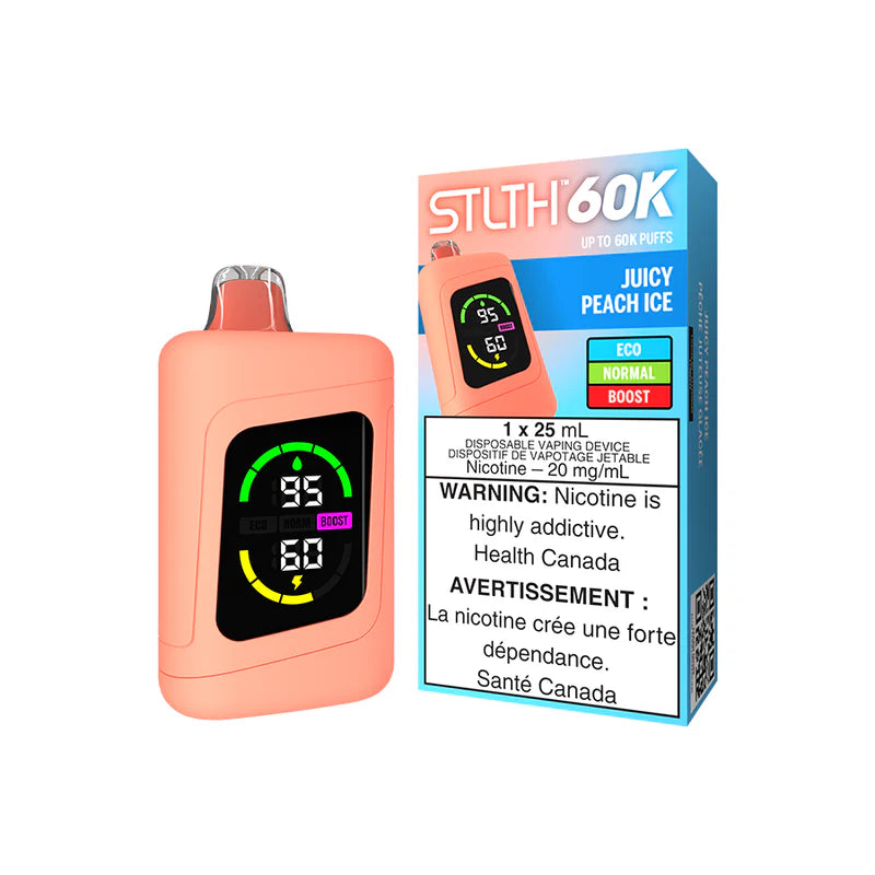 STLTH 60K Disposable - Juicy Peach Ice - 20mg