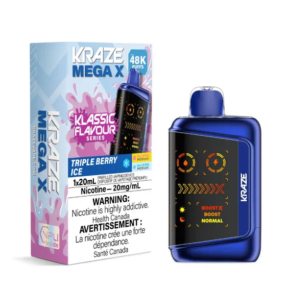 Kraze Mega X Klassic - Triple Berry Ice - 20mg