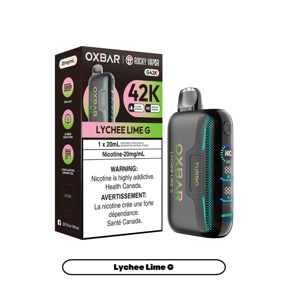 Rocky Vapor Oxbar G42K - Lychee Lime G - 20mg