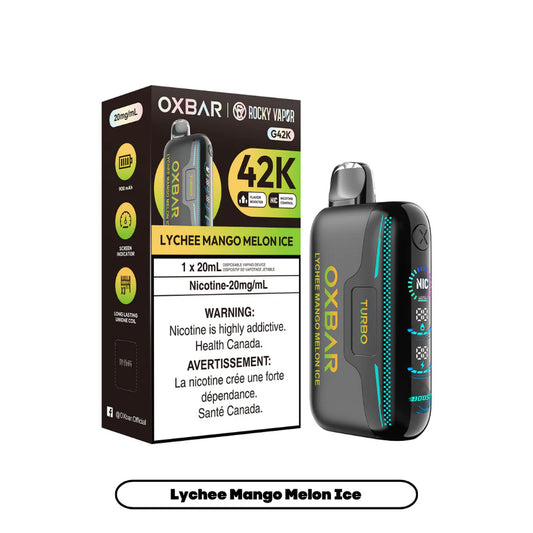 Rocky Vapor Oxbar G42K - Lychee Mango Melon Ice - 20mg