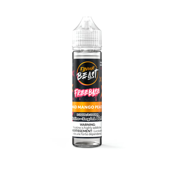 Flavour Beast E-Liquid Freebase 60ml - Mad Mango Peach - 3mg